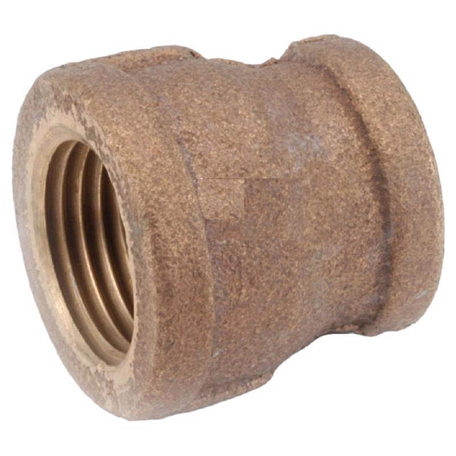 Anderson Metals 1/2 in. FPT in. X 3/8 in. D FPT Brass Reducing Coupling, Pack of 5