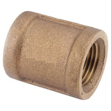 Anderson Metals 1 in. FIP in. X 1 in. D FIP Brass Coupling, Pack of 5