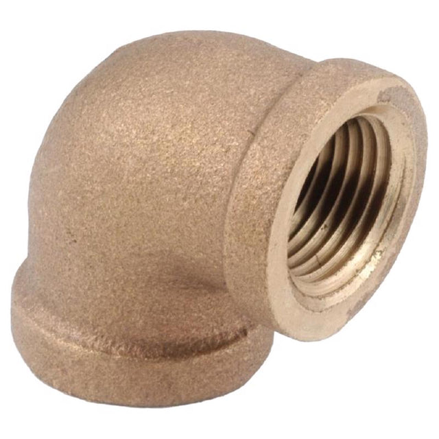 Anderson Metals 1/8 in. FIP in. X 1/8 in. D FIP Brass 90 Degree Elbow, Pack of 5