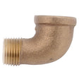 Anderson Metals 1/4 in. FIP in. X 1/4 in. D MIP Brass 90 Degree Street Elbow, Pack of 5