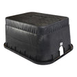 NDS 20 in. W X 12 in. D X 13 in. H Rectangular Valve Box with Cover Black