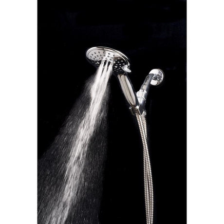 Whedon Blaster Massage Matte Black Plastic 5 settings Handheld Showerhead 2.5 gpm