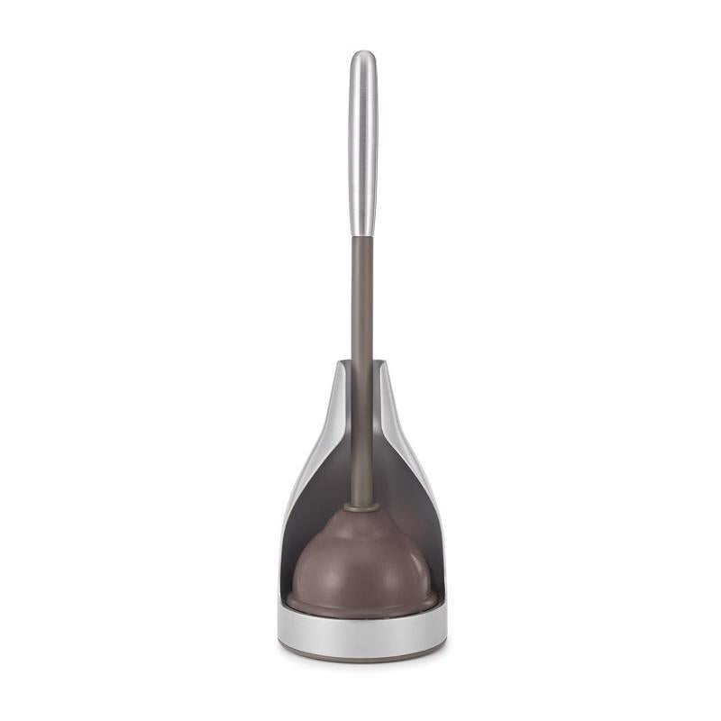 Polder Toilet Plunger and Caddy 19 in. L X 5.5 in. D, Pack of 2