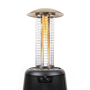 TIKI 40000 BTU Propane Stainless Steel Single Burner Patio Heater 100 sq ft