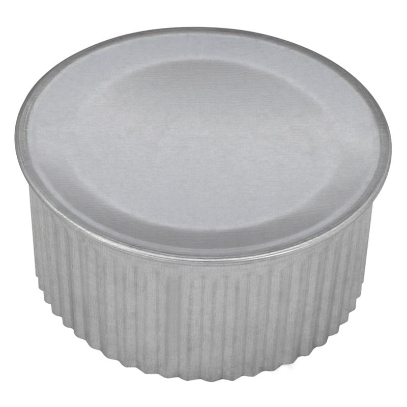 Imperial 3 in. D Galvanized Steel Crimped Pipe End Cap