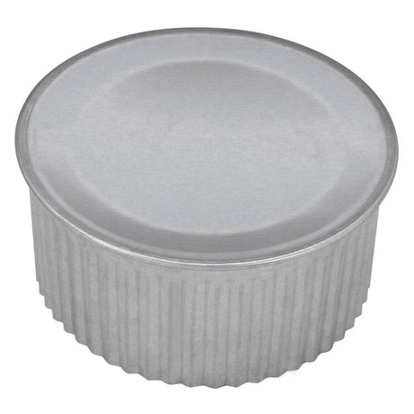 Imperial 3 in. D Galvanized Steel Crimped Pipe End Cap