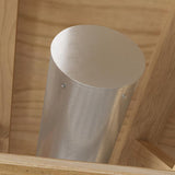 Imperial 7 in. D Galvanized Steel Crimped Pipe End Cap