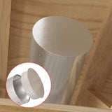 Imperial 7 in. D Galvanized Steel Crimped Pipe End Cap