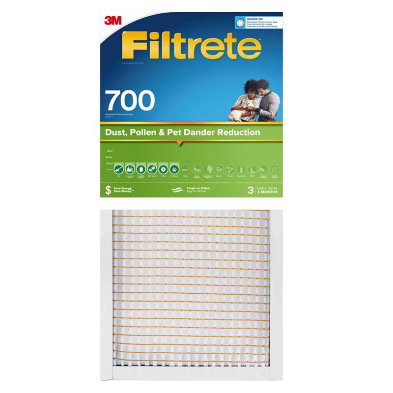 Filtrete 14 in. W X 30 in. H X 1 in. D Polypropylene 700 MPR Pleated Air Filter 1 pk, Pack of 4