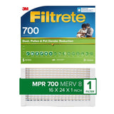 Filtrete 16 in. W X 24 in. H X 1 in. D Polypropylene 700 MPR Pleated Air Filter 1 pk, Pack of 4
