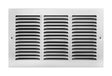 Tru Aire 8 in. H X 14 in. W 1-Way Powder Coat White Steel Return Air Grille
