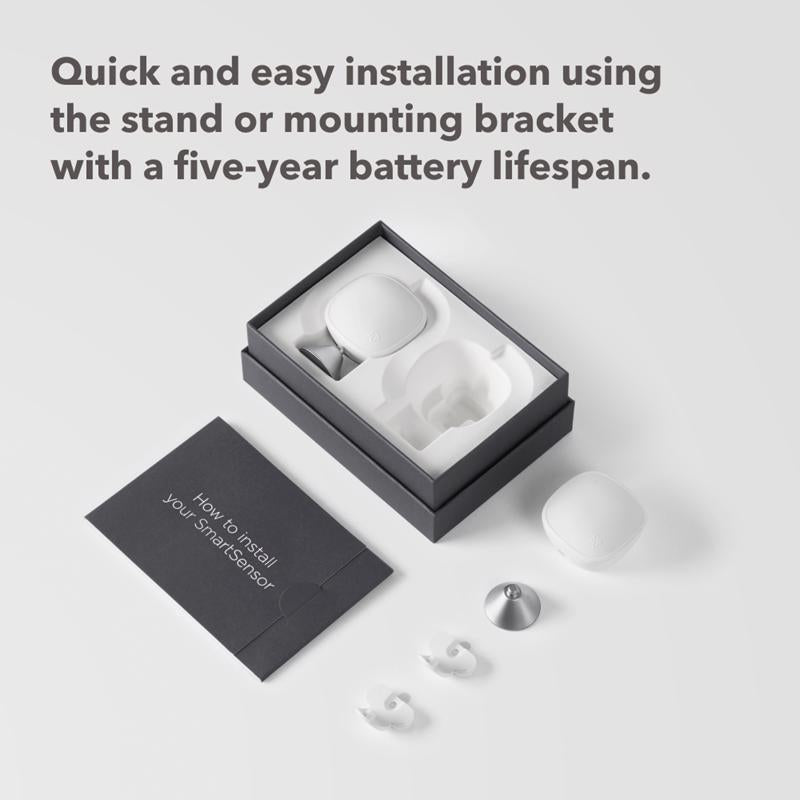 Ecobee Heating and Cooling Touch Screen Smart-Enabled Thermostat Sensor