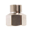Anderson Metals 3/8 in. Female Flare in. X 3/8 in. D Male Compression Silver Chrome Adapter, Pack of 5