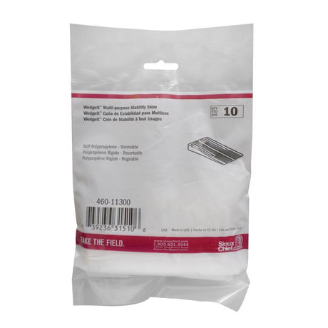 Sioux Chief WedgeIt Toilet Shims White Polypropolene, Pack of 10