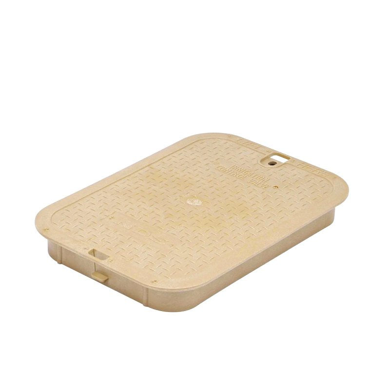 NDS 113C Series Valve Box Cover, Green, 16-13/16 in L, 11-5/8 in W, 2 in H, HDPE