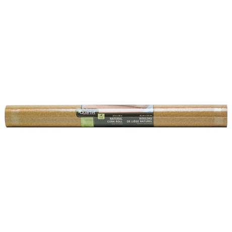 Quartet 103 Cork Roll, 48 in L, 24 in W, 1/8 in Thick, 8 sq-ft Coverage Area, Wood, Natural
