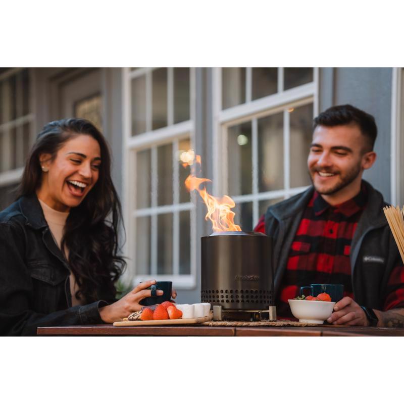 Solo Stove Mesa XL 7 in. W Stainless Steel Round Multi-Fuel Fire Pit