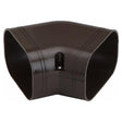 Slimduct Line Set Covers 5.25 in. W X 3 in. H Brown