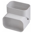Slimduct Line Set Covers 5 in. W X 5 in. H White, Pack of 5