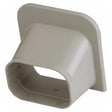 Slimduct Line Set Covers 5.38 in. W X 5.38 in. H Ivory, Pack of 10