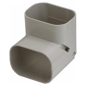 Slimduct Line Set Covers 4.63 in. W X 4.63 in. H Ivory, Pack of 10