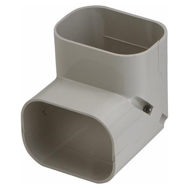 Slimduct Line Set Covers 4.63 in. W X 4.63 in. H Ivory, Pack of 10