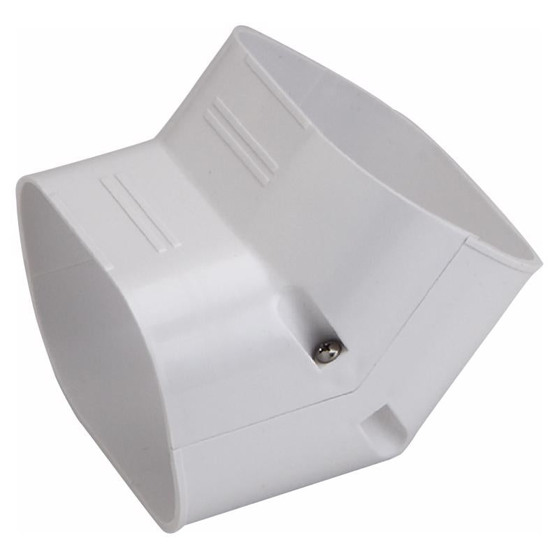 Slimduct Line Set Covers 4.38 in. W X 3 in. H White, Pack of 10