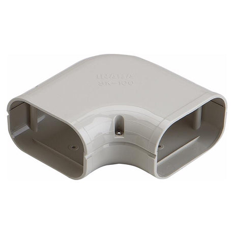 Slimduct Line Set Covers 6 in. W X 6 in. H Ivory, Pack of 10