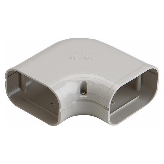Slimduct Line Set Covers 6 in. W X 6 in. H Ivory, Pack of 10
