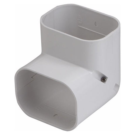 Slimduct Line Set Covers 4.63 in. W X 4.63 in. H White, Pack of 10