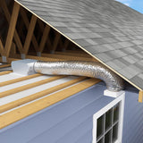 Imperial R6.0 25 ft. L X 5 in. D Silver Poly Duct