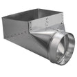 Imperial 10 in. H X 6 in. W Silver Galvanized Steel Register Boot