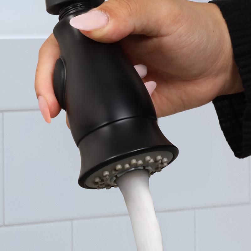 Danco For Universal Black Stainless Steel Smart Pull Down Sprayer Head