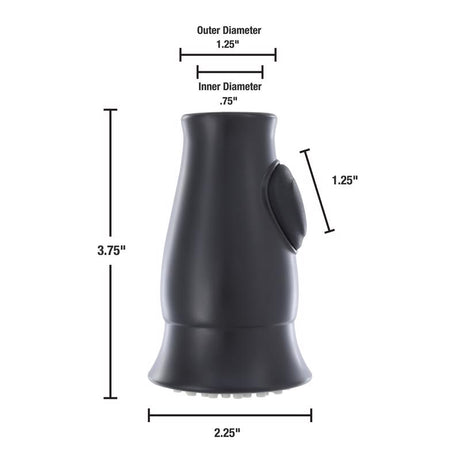 Danco For Universal Black Stainless Steel Smart Pull Down Sprayer Head