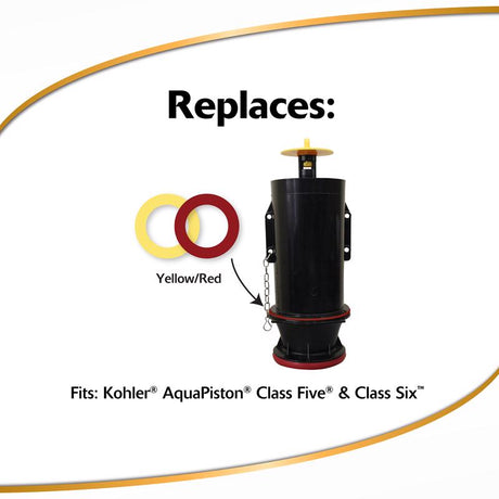 Korky 2X Flush Valve Seal Red Rubber For Kohler