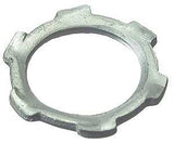 Halex 96194 Conduit Locknut, 1-1/4 in, Steel, Zinc