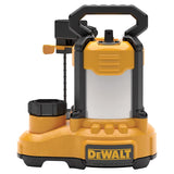 DeWalt 1/3 HP 4500 gph Stainless Steel Vertical Float Switch AC Submersible Sump Pump 10 ft