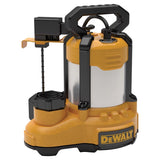 DeWalt 1/3 HP 4500 gph Stainless Steel Vertical Float Switch AC Submersible Sump Pump 10 ft