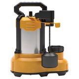 DeWalt 1/2 HP 6100 gph Stainless Steel Vertical Float Switch AC Submersible Sump Pump 10 ft