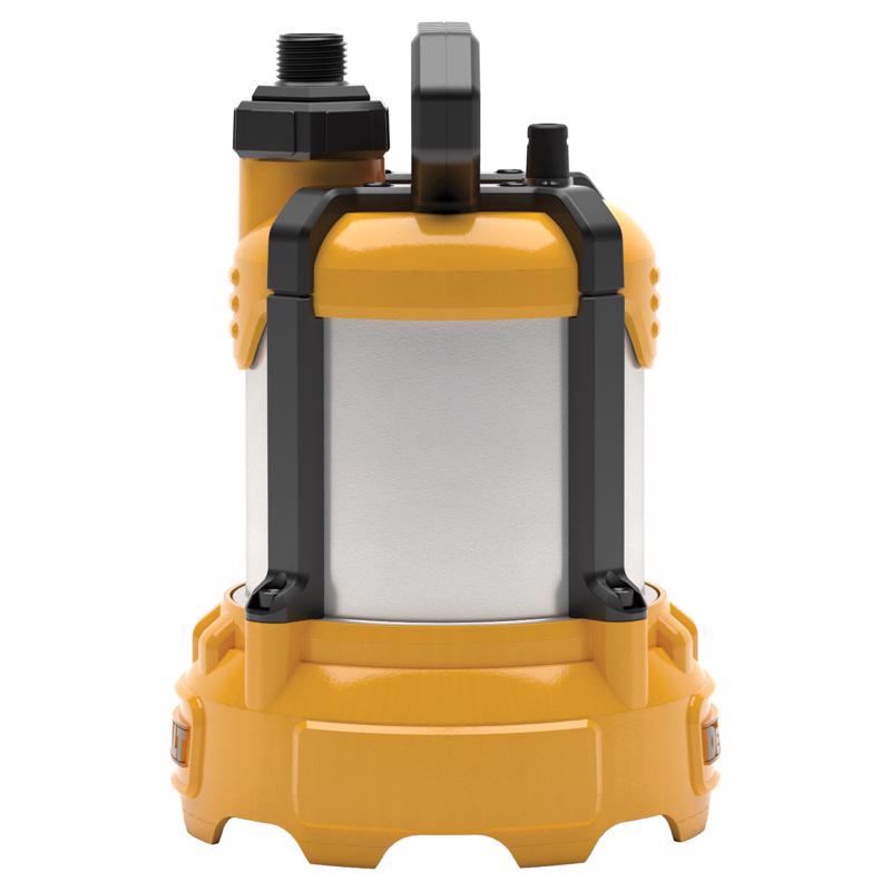 DeWalt 1/3 HP 3600 gph Aluminum Switchless Switch Bottom AC Submersible Utility Pump