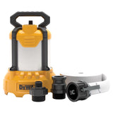 DeWalt 3/4 HP 5000 gph Aluminum Vertical Float Switch Bottom AC Submersible Utility Pump