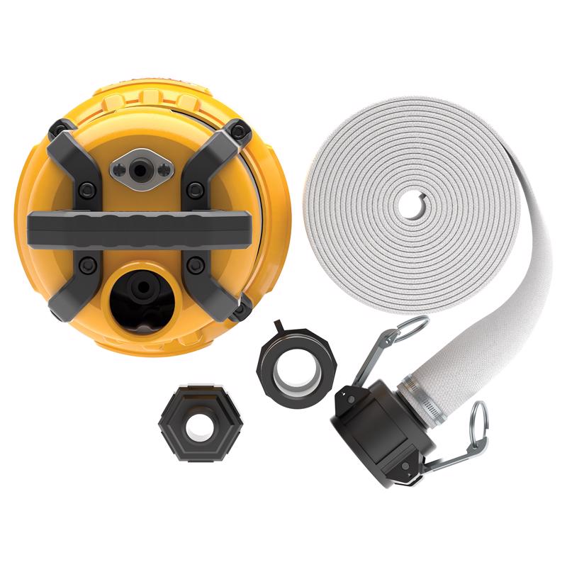 DeWalt 3/4 HP 5000 gph Aluminum Vertical Float Switch Bottom AC Submersible Utility Pump