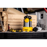 DeWalt 3/4 HP 5000 gph Aluminum Vertical Float Switch Bottom AC Submersible Utility Pump