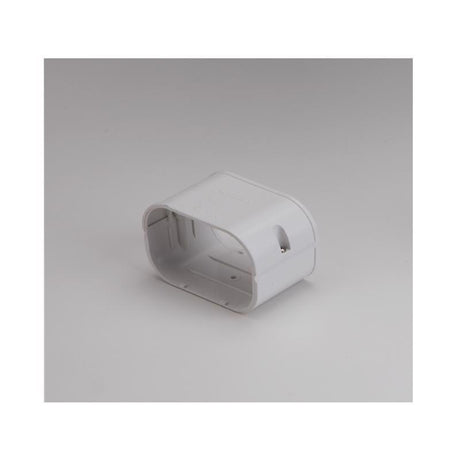 Slimduct Lineset Cover Coupler 3.75 in. W X 3 in. H White