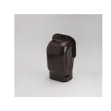Slimduct Lineset Cover Wall Inlet 3.75 in. W X 3.5 in. H Brown