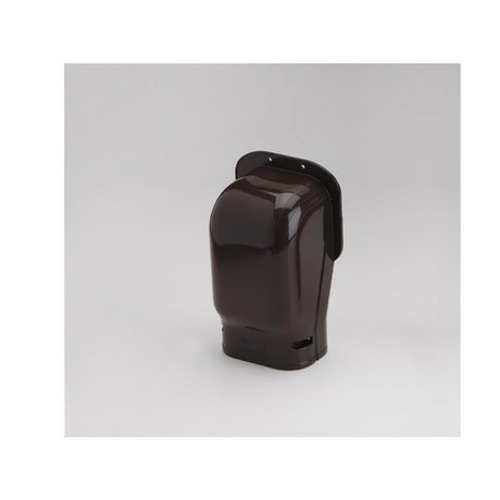 Slimduct Lineset Cover Wall Inlet 3.75 in. W X 3.5 in. H Brown