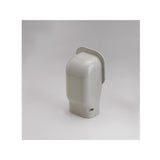 Slimduct Lineset Cover Wall Inlet 3.75 in. W X 3.5 in. H Ivory