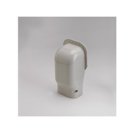 Slimduct Lineset Cover Wall Inlet 3.75 in. W X 3.5 in. H Ivory