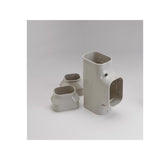 Slimduct Lineset Cover Tee 7.88 in. W X 3 in. H Ivory