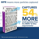 Filtrete 20 in. W X 25 in. H X 6 in. Polypropylene 1550 MPR Pleated Air Filter 1 pk, Pack of 2